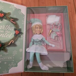 Martha Stewart Festive Green and White Decor